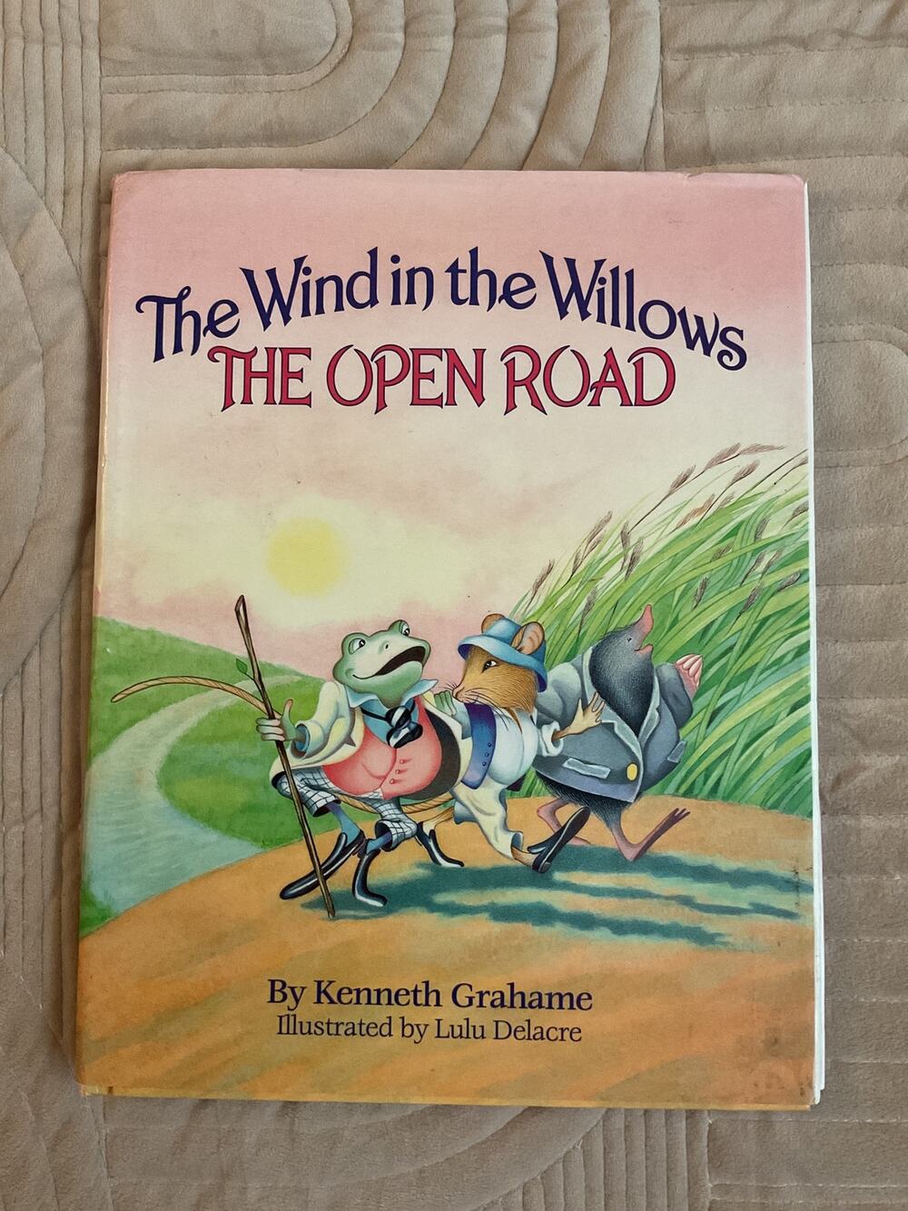 The 1985 hardback book "The Wind in the WillowsThe Open Road" by Kenneth Grahame